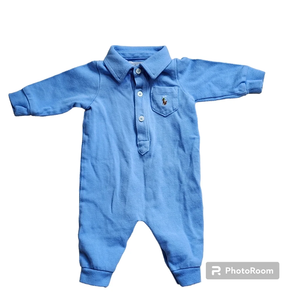 Ralph Lauren one piece size 3 months Blue